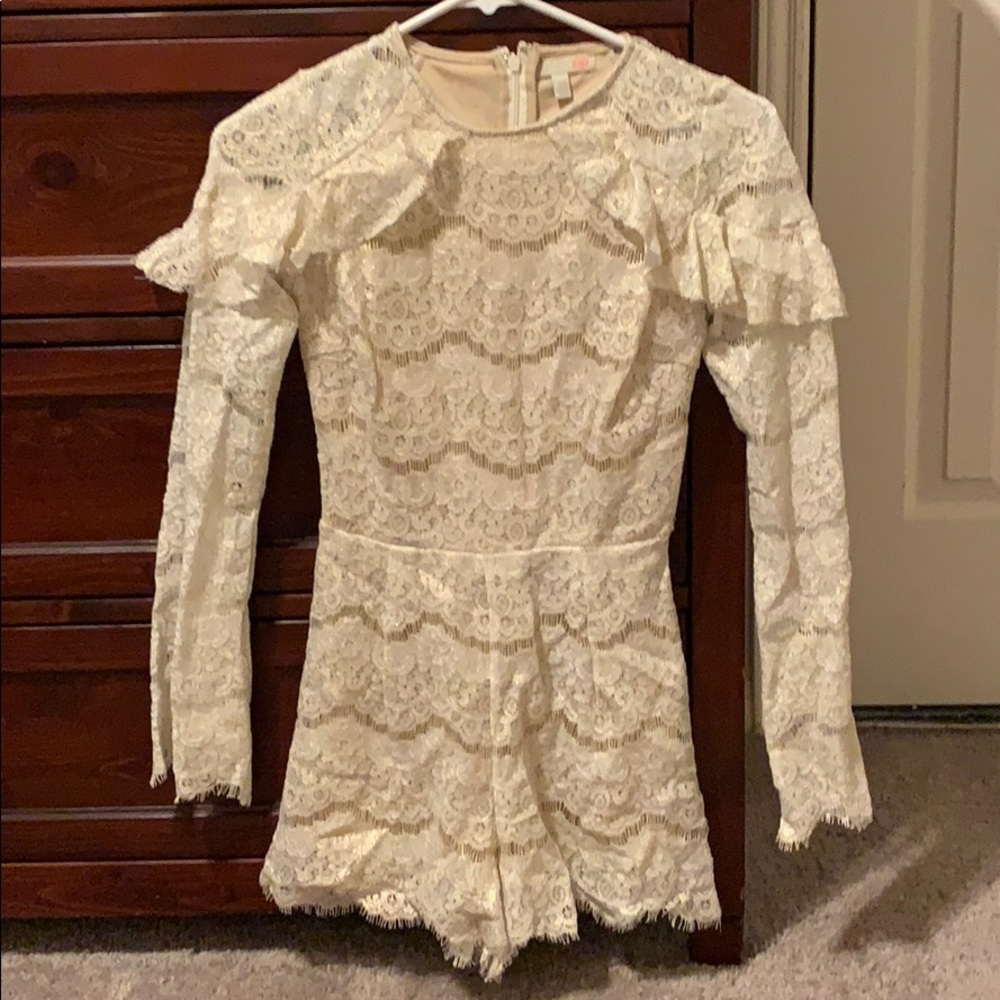 GB Girls Lace one piece romper XS
